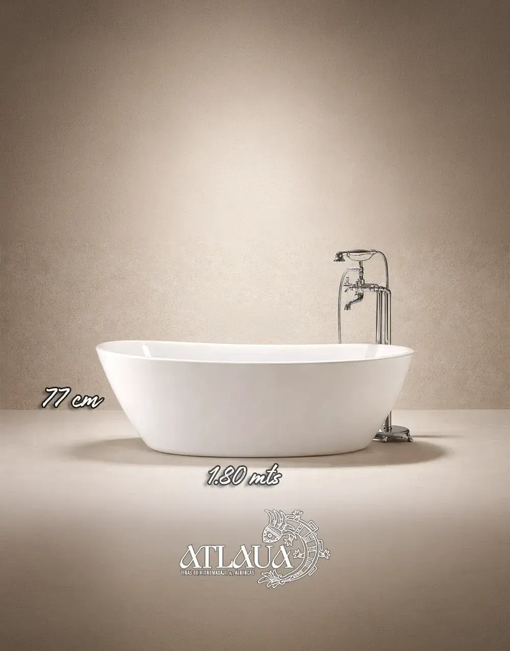 Tina de Baño Minimalista Individual BEAUTY - Imagen 2