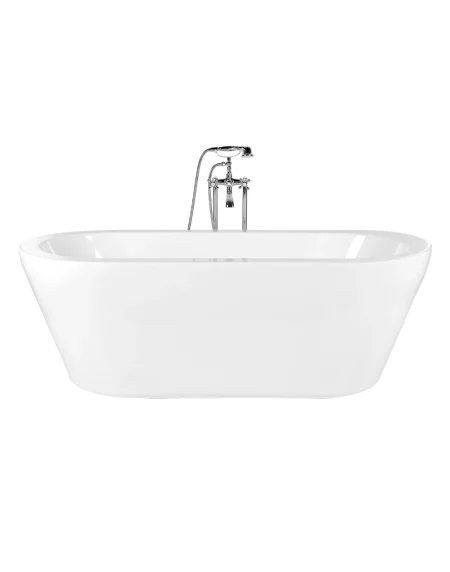 Tina de baño NAHUATL 1.71 m fabricada en Gel Coat de alta resistencia. Diseño minimalista sobre piso ideal para baños modernos y proyectos premium.